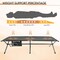 Extra Wide Folding Camping Bed with Carry Bag and Storage Bag
